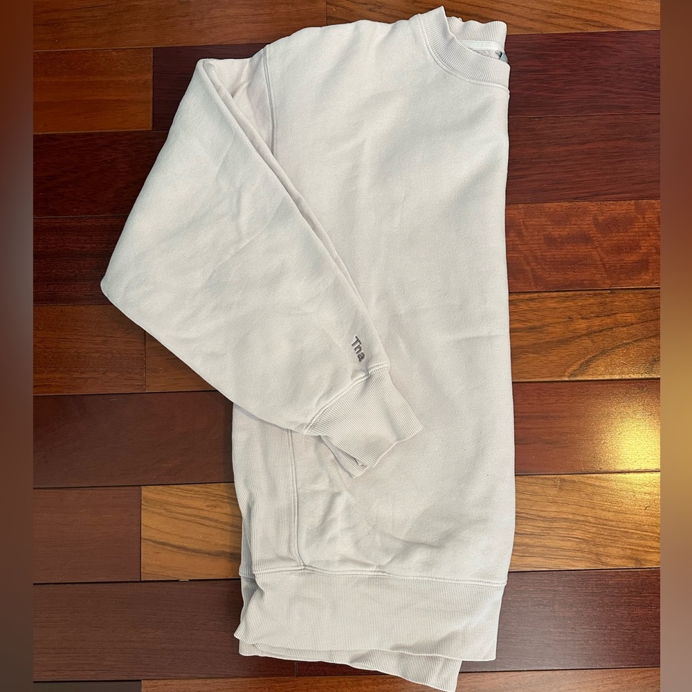 TNA Cozy Fleece Boyfriend Sweatshirt in Lilac